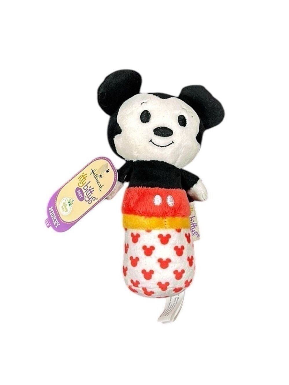 Hallmark 2016 Itty Bitty Disney Mickey Mouse Plush Rattle